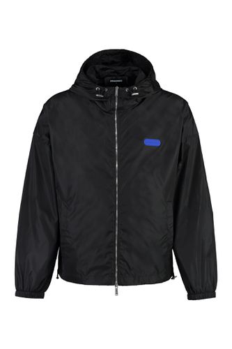 Technical Fabric Hooded Jacket - Dsquared2 - Modalova