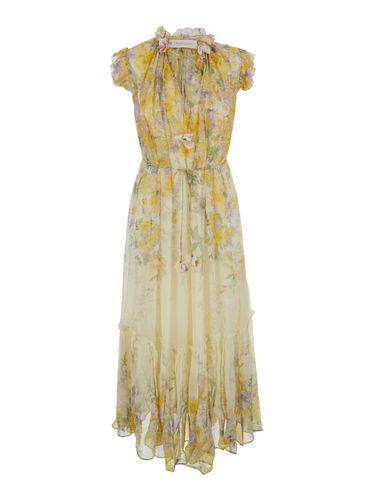 Long Dress With Floral Print In Viscose Woman - Zimmermann - Modalova