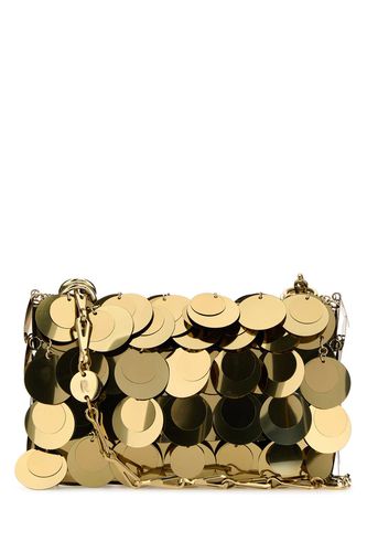 Gold Maxi Sequins Nano Shoulder Bag - Paco Rabanne - Modalova