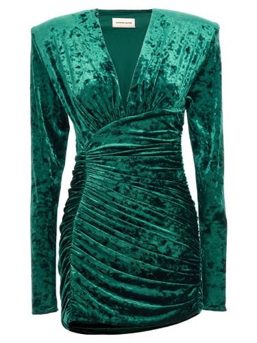 Draped Velvet Dress - Alexandre Vauthier - Modalova