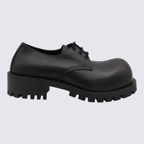 Leather Lace Up Shoes - Balenciaga - Modalova