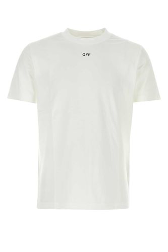 Off-White White Cotton T-shirt - Off-White - Modalova