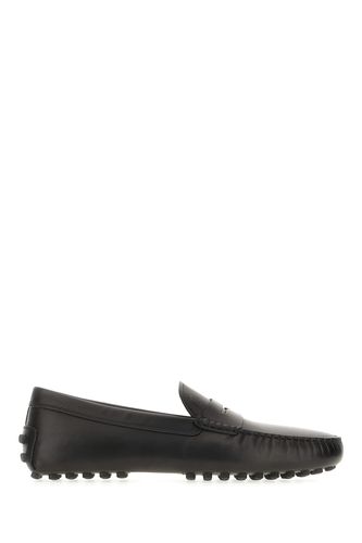 Tod's Black Leather Gommino Loafers - Tod's - Modalova