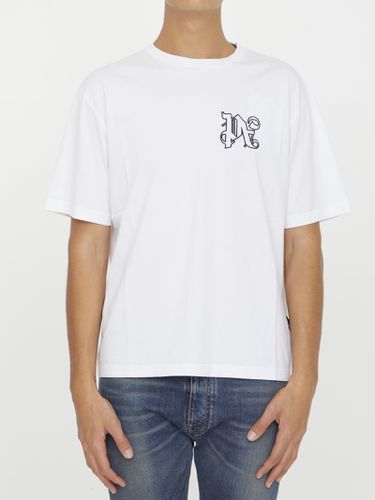 Palm Angels Monogram T-shirt - Palm Angels - Modalova