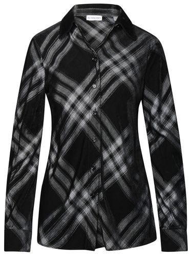 Burberry Black Viscose Shirt - Burberry - Modalova