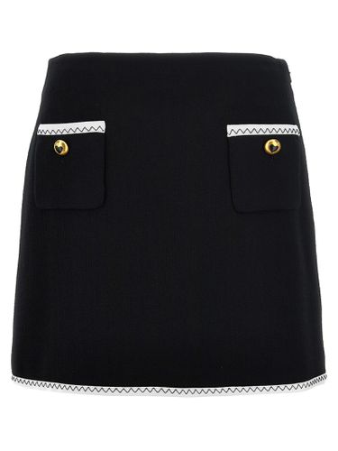 Moschino Heart Button Skirt - Moschino - Modalova