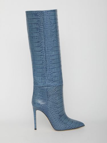 Light-blue Leather Boots - Paris Texas - Modalova