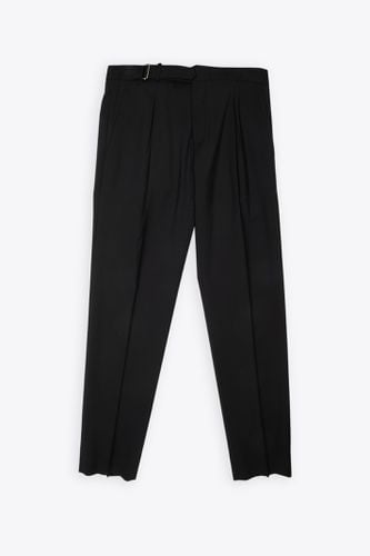 Pantalone Black wool tailored pant with belt - Piccadilly - Briglia 1949 - Modalova