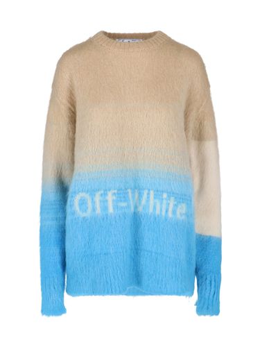 Multicolor Mohair Blend Sweater - Off-White - Modalova