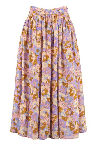 Violet Floral Print Skirt - Zimmermann - Modalova