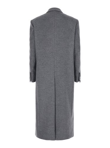 Double-breasted Coat With Notcehed Revers In Wool And Cashmere Blend Woman - Dunst - Modalova