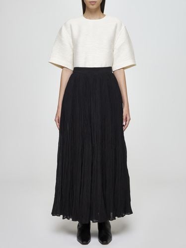 Cotton-blend Pleated Long Skirt - Totême - Modalova