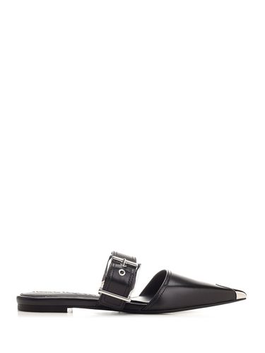 Black punk Flat Sandals - Alexander McQueen - Modalova