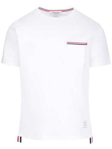 Thom Browne T-shirt With Pocket - Thom Browne - Modalova
