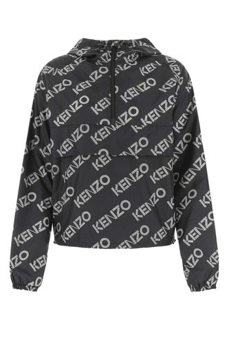 Logo-printed Long-sleeved Jacket - Kenzo - Modalova