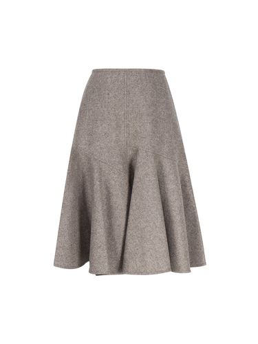 Bottega Veneta Wool Flannel Skirt - Bottega Veneta - Modalova