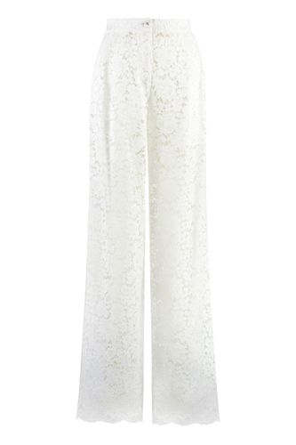 Dolce & Gabbana Lace Trousers - Dolce & Gabbana - Modalova