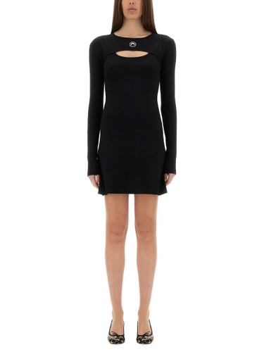 Mini Dress With moon Logo - Marine Serre - Modalova