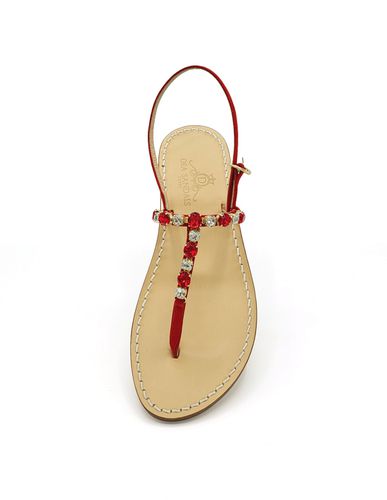 Dea Sandals Gold Red Capri Sandals - Dea Sandals - Modalova