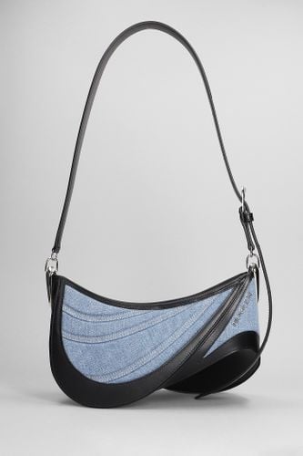 Shoulder Bag In Leather And Fabric - Mugler - Modalova