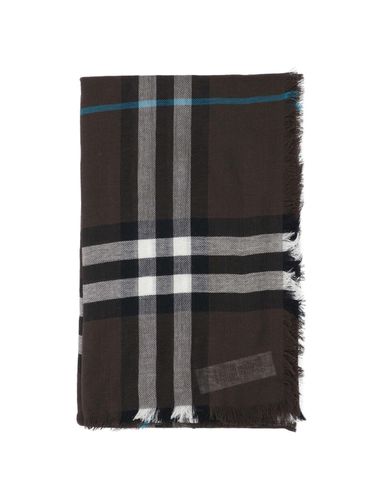 Burberry check Wool Scarf - Burberry - Modalova