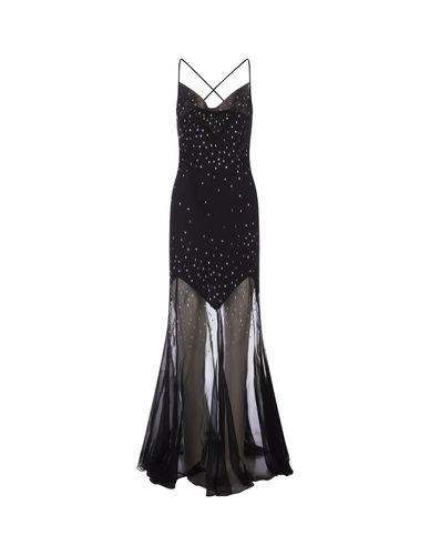 Long Dress With Crystals - Paco Rabanne - Modalova