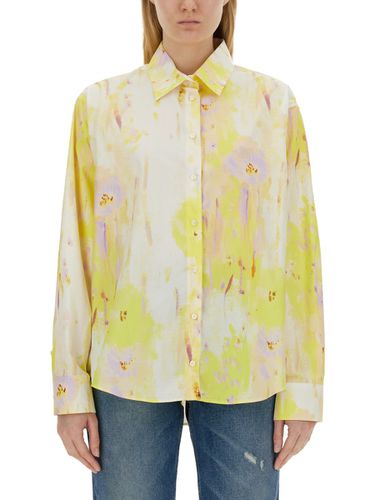 MSGM Printed Shirt - MSGM - Modalova