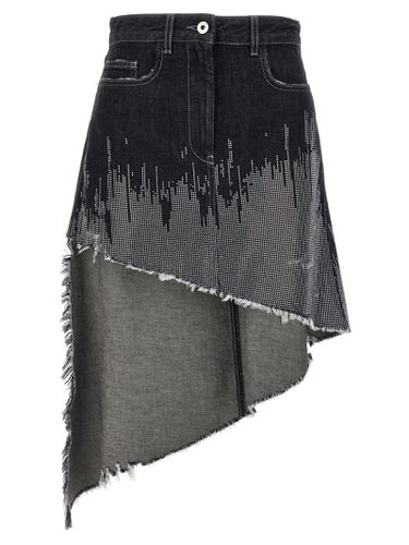 J. W. Anderson Sequin Asymmetric Denim Skirt - J.W. Anderson - Modalova