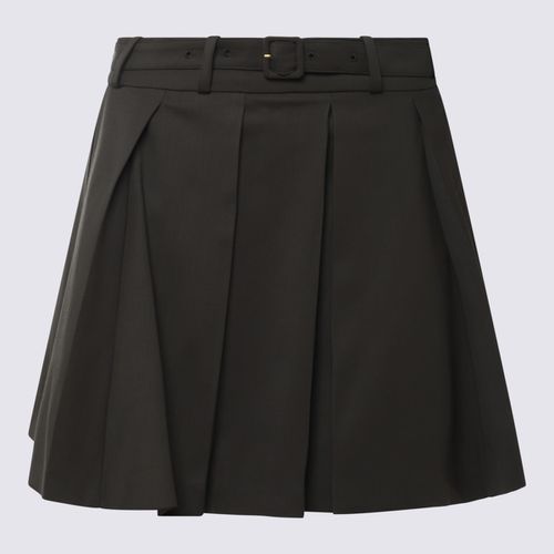 Patou Dark Green Wool Skirt - Patou - Modalova