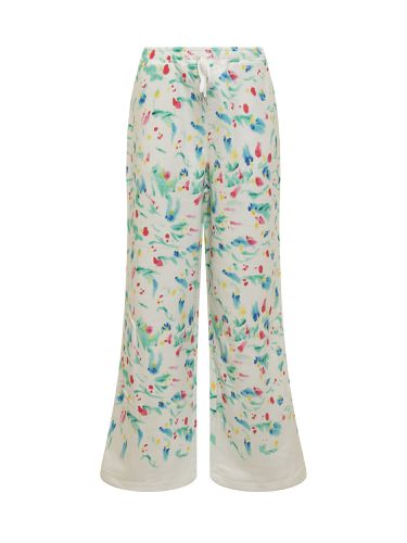 Logo Patch Motif Printed Pants - Marni - Modalova