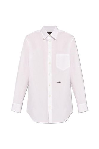 Logo Embroidered Long-sleeved Shirt - Dsquared2 - Modalova