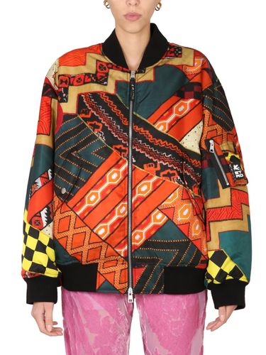 Etro Patchwork Bomber Jacket - Etro - Modalova