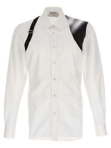 Solarised Flower Harness Shirt - Alexander McQueen - Modalova