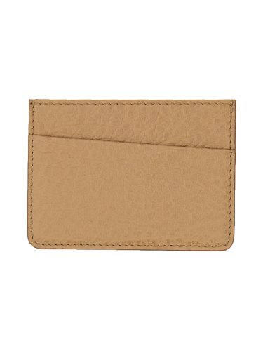 Textured Leather Card Holder - Maison Margiela - Modalova