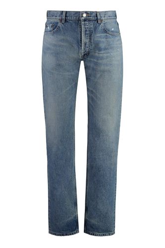 Low-rise Straight Leg Jeans - Saint Laurent - Modalova