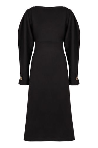 Virgin Wool Midi Dress - Philosophy di Lorenzo Serafini - Modalova