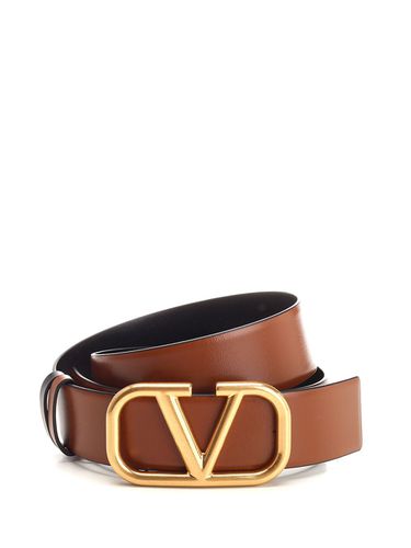 V Logo Reversible Belt - Valentino Garavani - Modalova