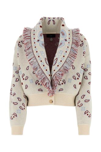 Embroidered Jacquard Cardigan - Alanui - Modalova