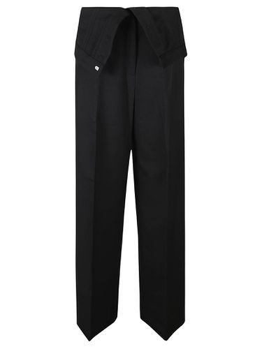 Straight Leg Plain Trousers - Acne Studios - Modalova