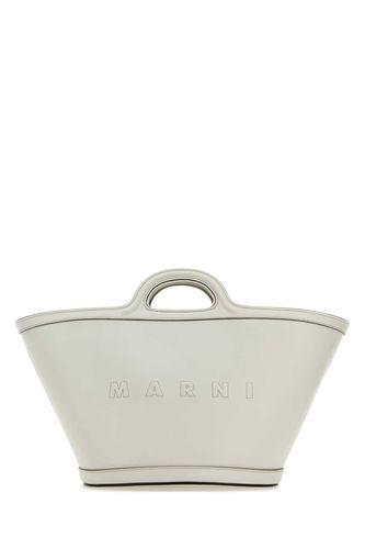 White Leather Small Tropicalia Handbag - Marni - Modalova