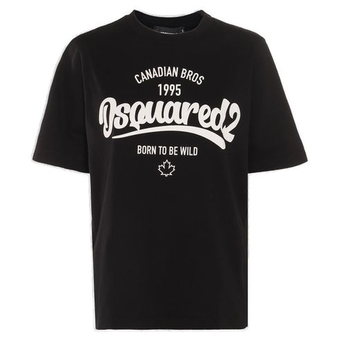 Logo Printed Crewneck T-shirt - Dsquared2 - Modalova