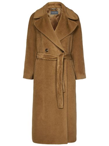 Long-sleeved Belted Coat - Alberta Ferretti - Modalova