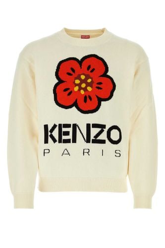 Kenzo Ivory Cotton Sweater - Kenzo - Modalova