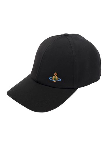 Baseball Cap With Orb Embroidery In Cotton Man - Vivienne Westwood - Modalova