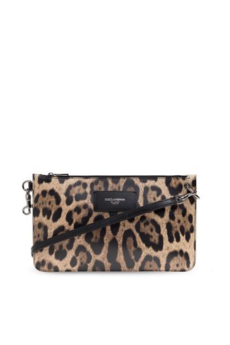 Animal Print Shoulder Bag - Dolce & Gabbana - Modalova