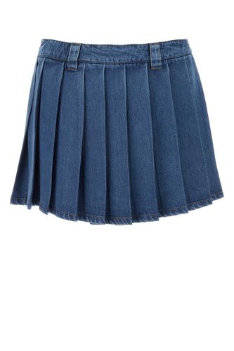 Miu Miu Denim Skirt - Miu Miu - Modalova