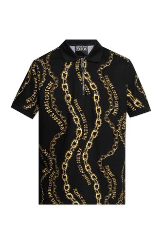 Patterned Polo - Versace Jeans Couture - Modalova