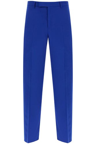 Versace Wool And Silk Pants - Versace - Modalova