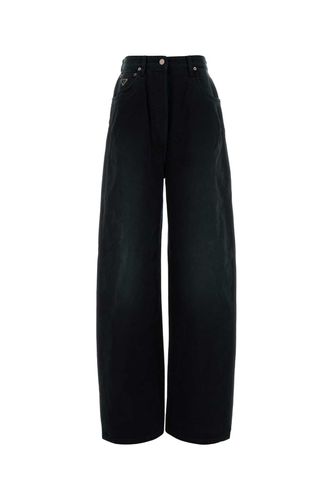 Prada Black Denim Wide-leg Jeans - Prada - Modalova