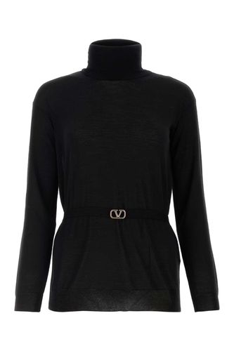 Black Wool Sweater - Valentino Garavani - Modalova